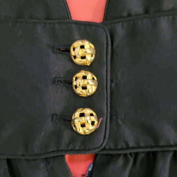 Elizabeth McKay Shoulder Tie Party Dress in Black - Picture 7 of 9